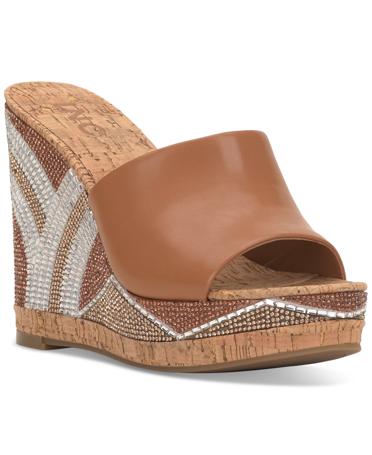 I.n.c. International Concepts Cadie Bling Wedge Sandals, Created for Macy's  Women's Shoes