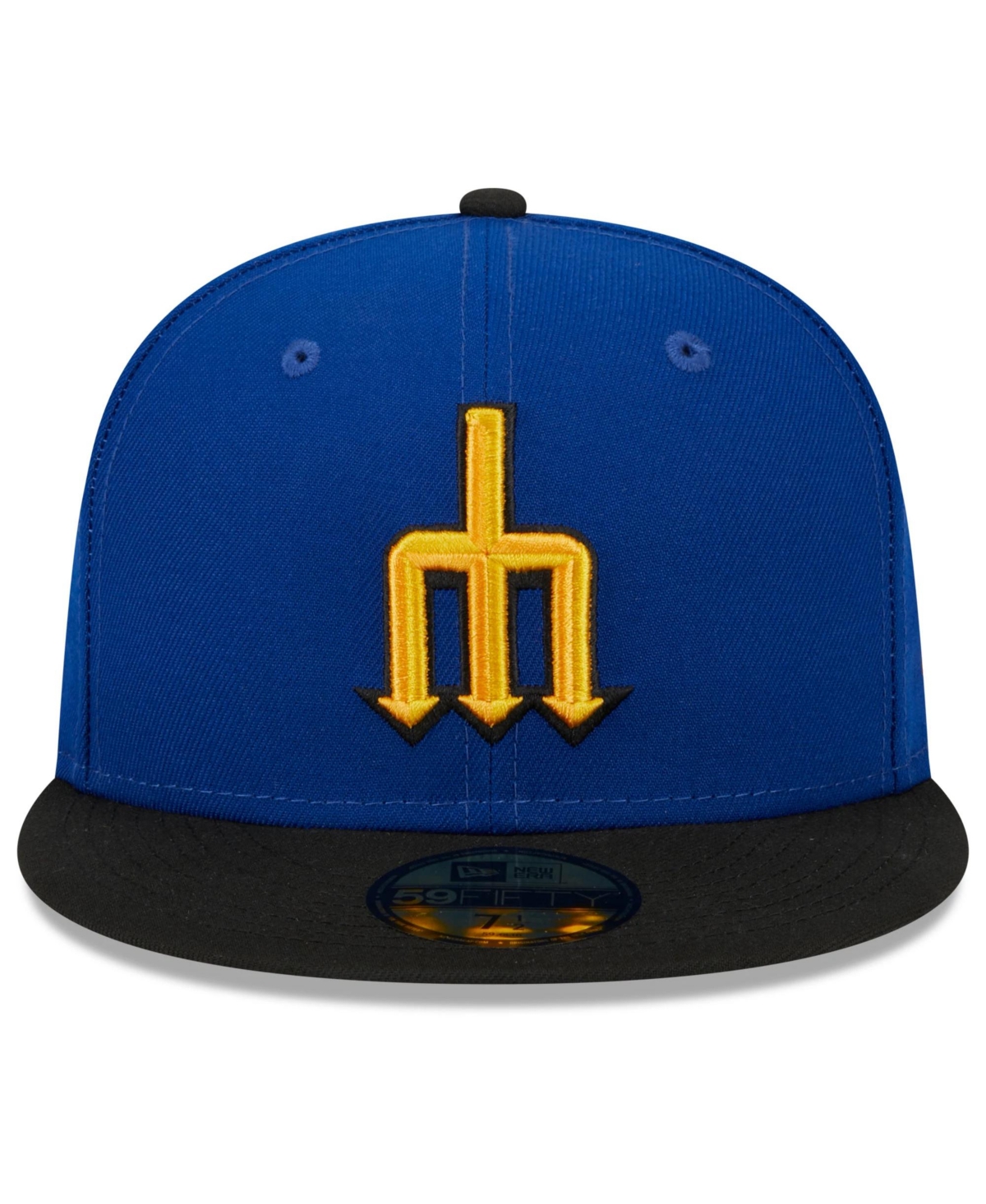 Men's New Era Black Seattle Mariners 2023 City Connect 59FIFTY Fitted Hat - Black