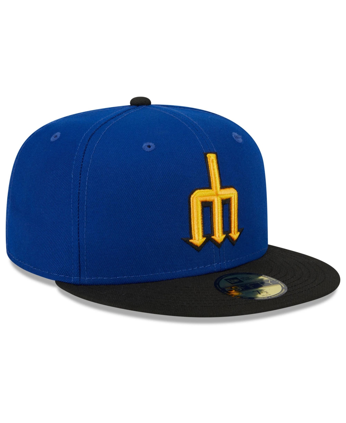 Men's New Era Black Seattle Mariners 2023 City Connect 59FIFTY Fitted Hat - Black