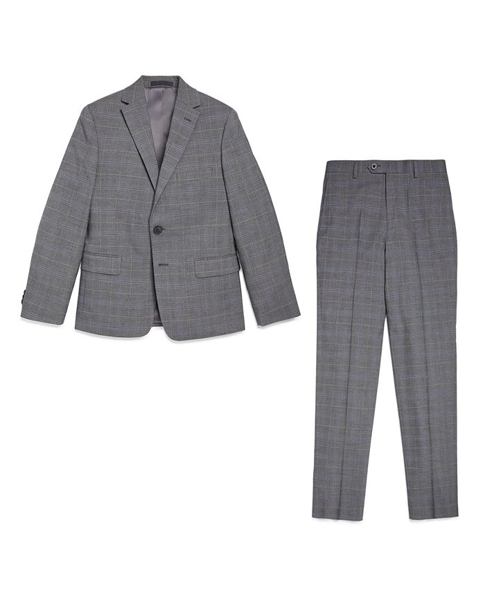 Michael Kors Boys M Kors Silver Grey Slim Fit Suits Macy s
