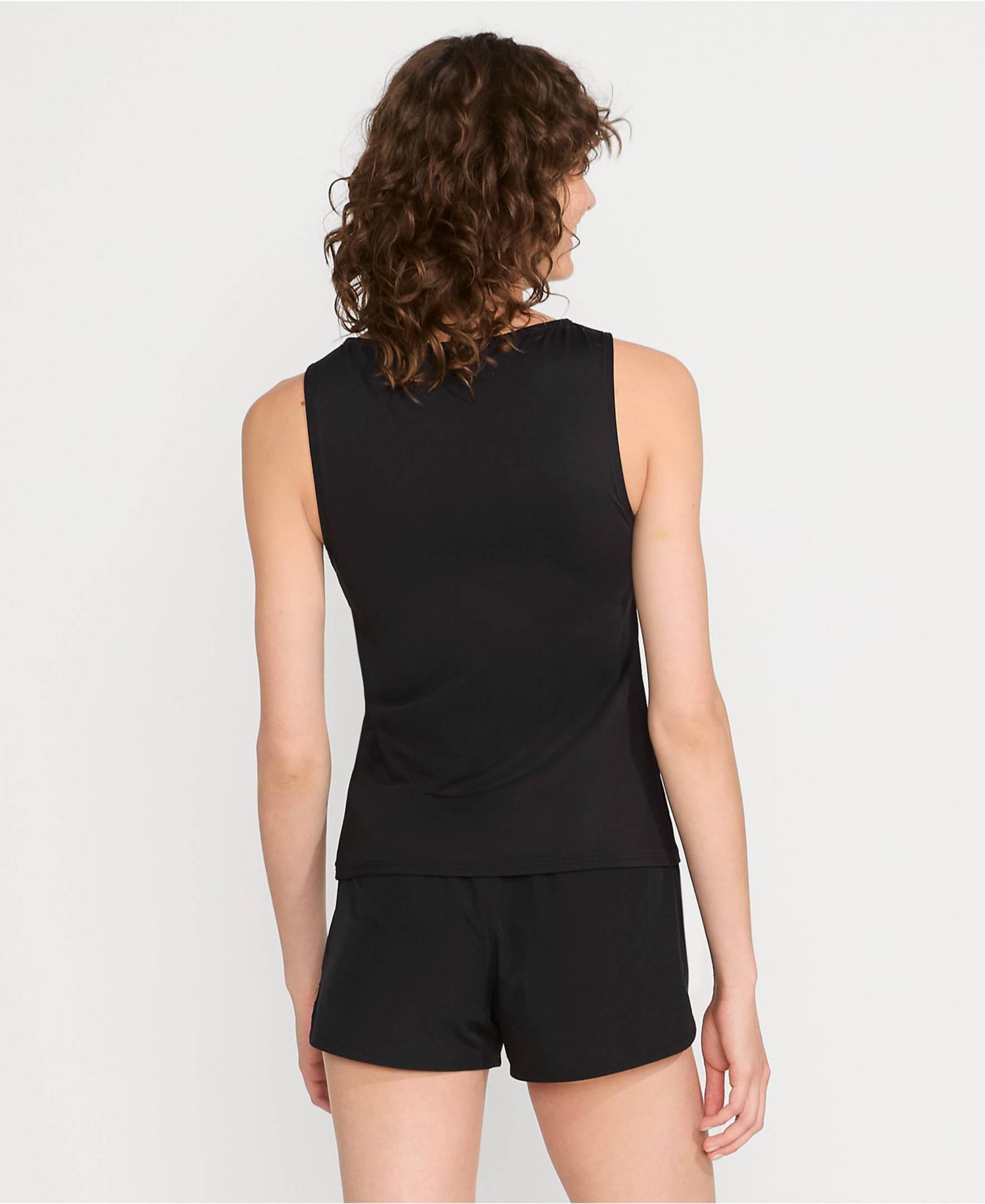 Women's DD-Cup High Neck UPF 50 Sun Protection Modest Tankini Swimsuit Top
