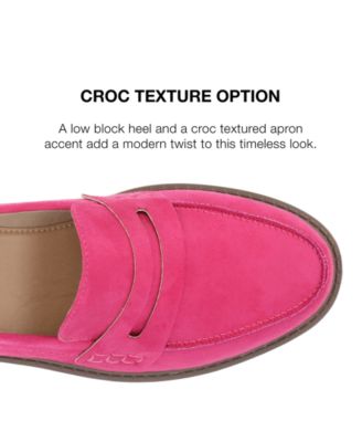 Journee Womens Kenly Medium and Wide Width Slip On Round Toe Loafer