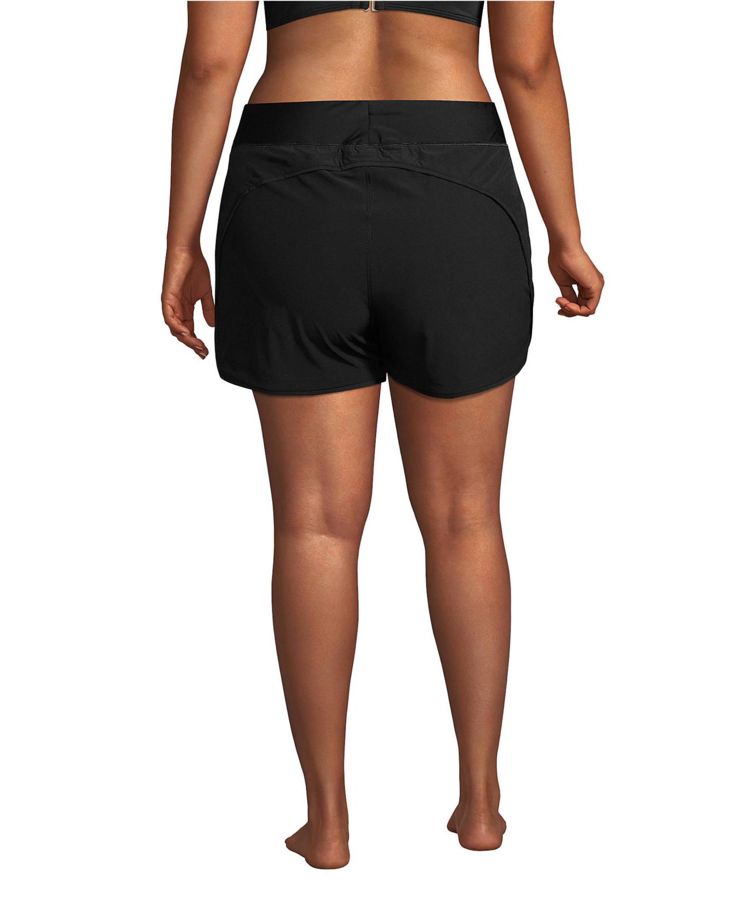 Plus Size SunShade UPF 50 3" Board Shorts with Panty