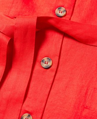 Women's Linen Shirty Dress