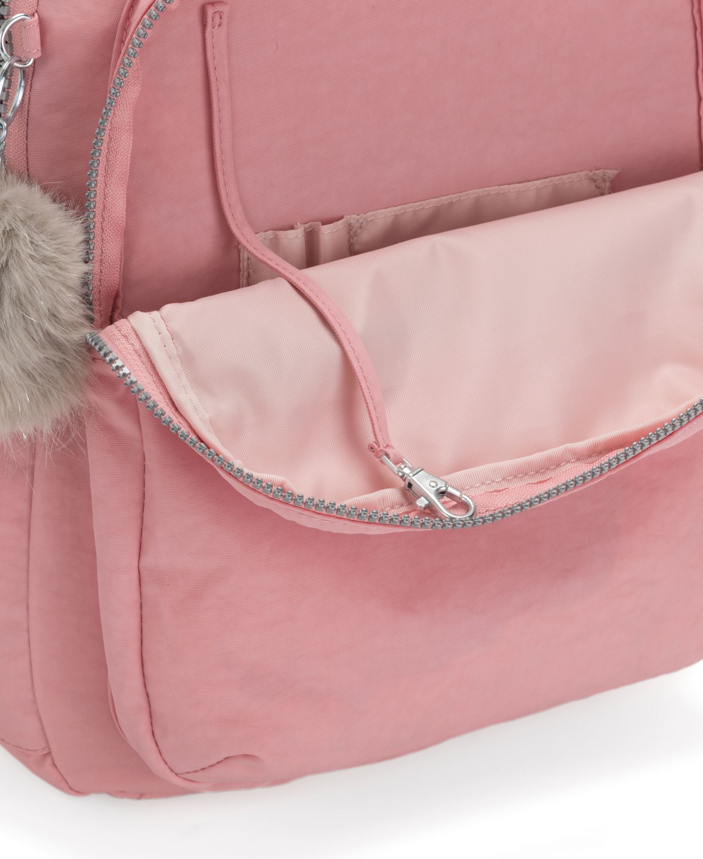 Рюкзак Kipling Seoul Medium 15" Laptop, цвет: Розовый — фото 5