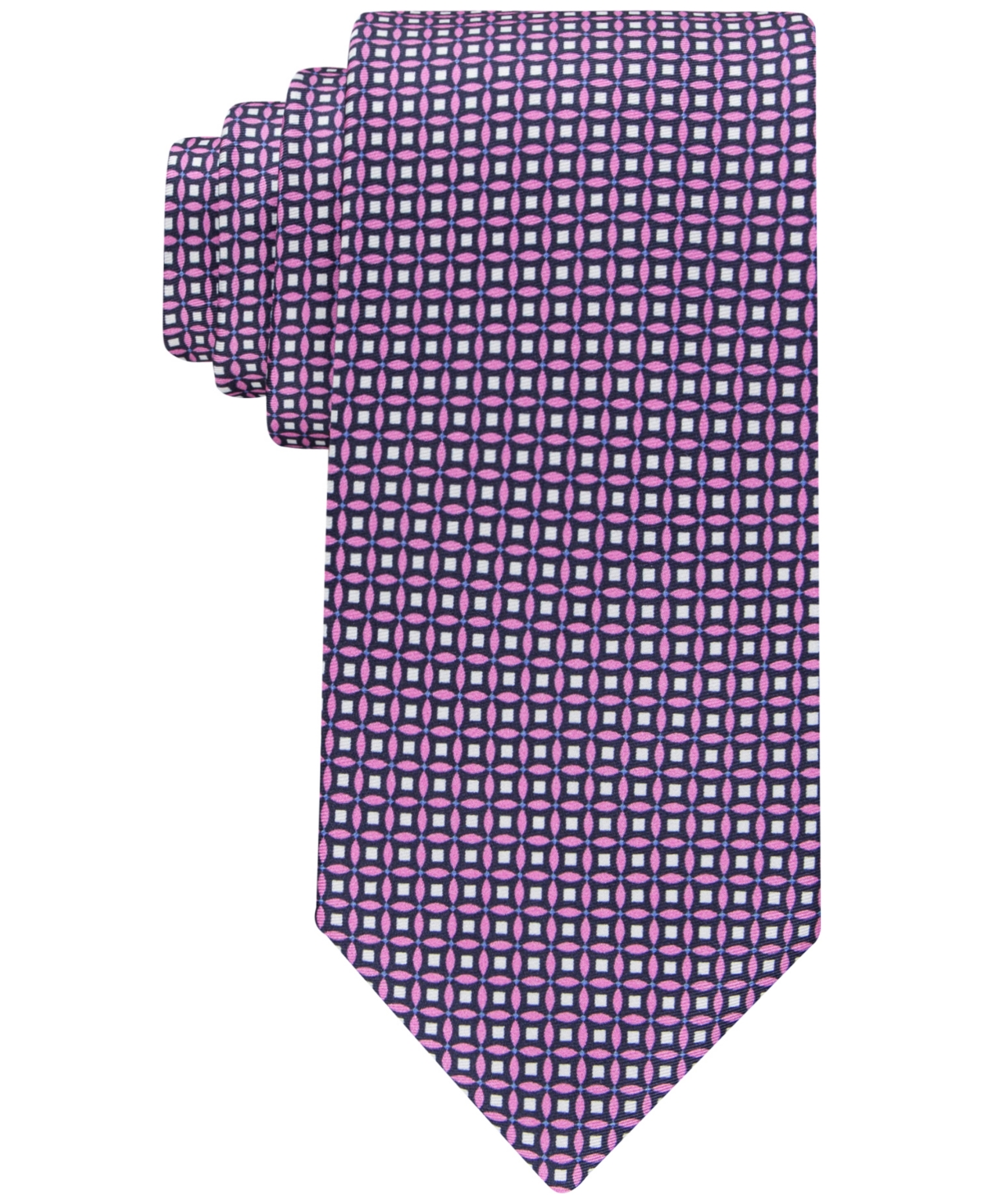 Tommy Hilfiger Men's Foulard Floral-print Tie In Pink