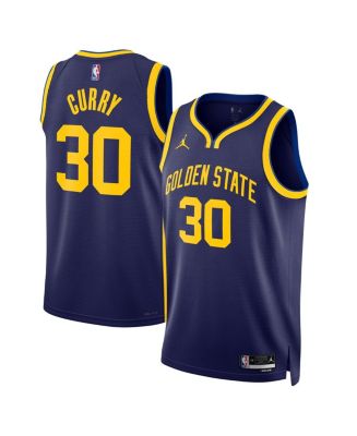 Jordan Men's Stephen Curry Navy Golden State Warriors Statement Edition ...