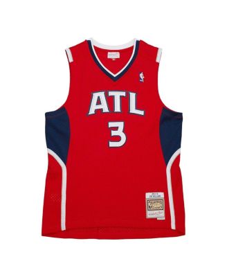 Men's Lou Williams Red Atlanta Hawks Hardwood Classics Swingman Jersey