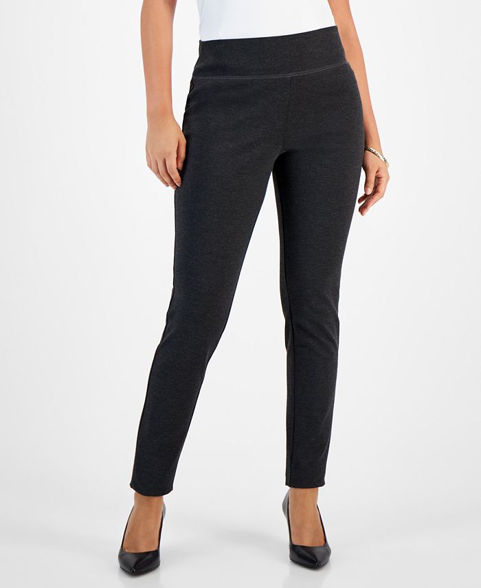 I.N.C. International Concepts Petite Non-Seamed Pull-On Skinny Pants ...
