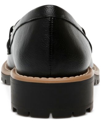 Women's Celeste Tailored Hardware Chain Lug Sole Loafers