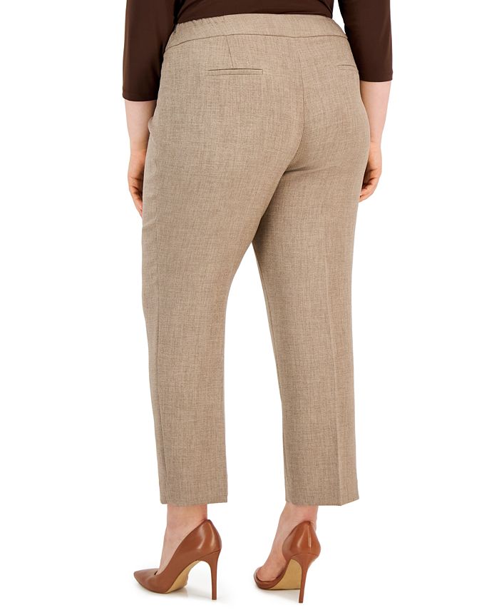 Kasper Plus Size SlimLeg Pebble Pants Macy's