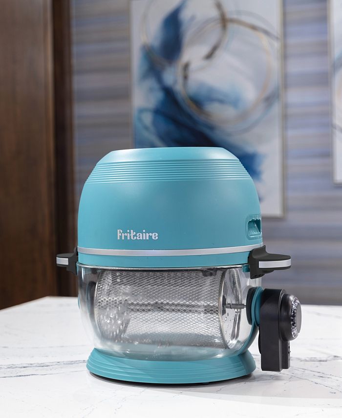 Fritaire Self Cleaning Glass Bowl Air Fryer Set, 4 Piece Midnight Macy's