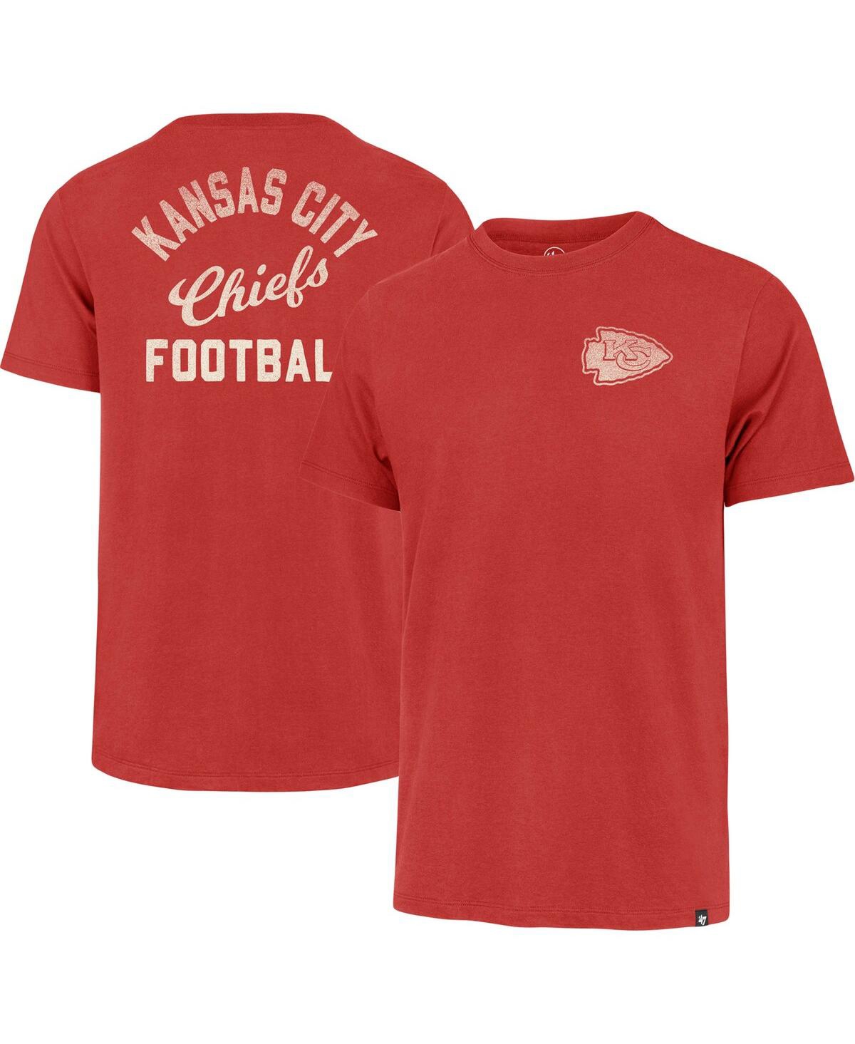 47 Brand Men's ' Red Tampa Bay Buccaneers Turn Back Franklin T-shirt In Red