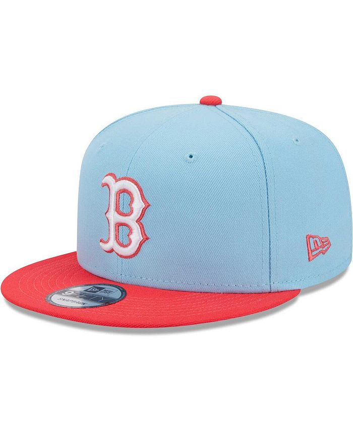 New Era Men's Light Blue and Red Boston Red Sox Spring Basic Two-Tone ...
