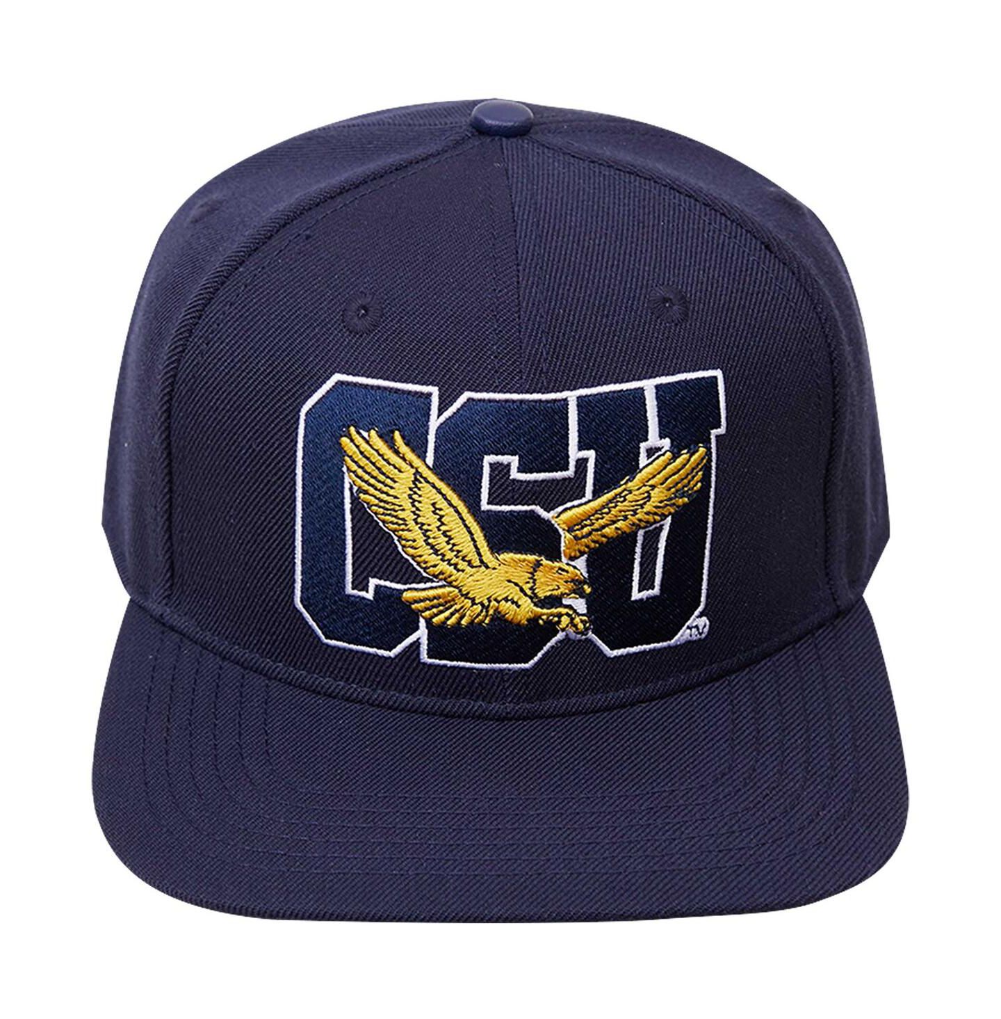 Мужская кепка Pro Standard Navy Coppin State Eagles Evergreen CSU Snapback Hat — фото 2