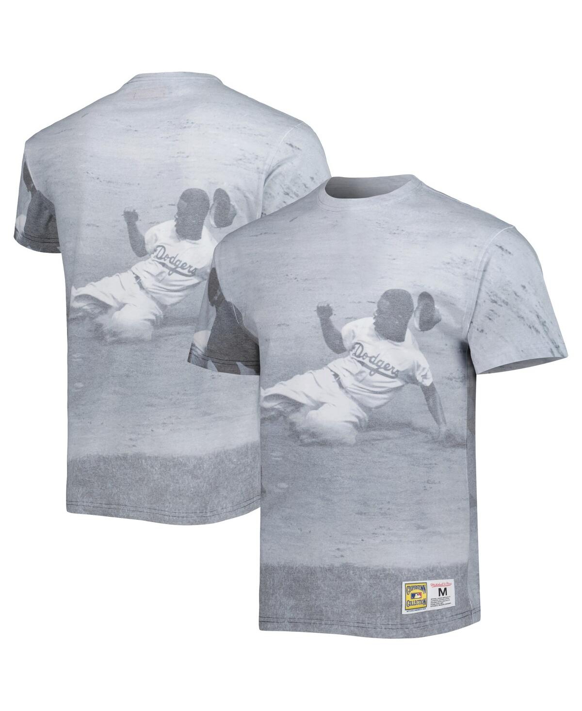 Mitchell & Ness Jackie Robinson Brooklyn Dodgers Cooperstown Collection Highlight Sublimated Player In White