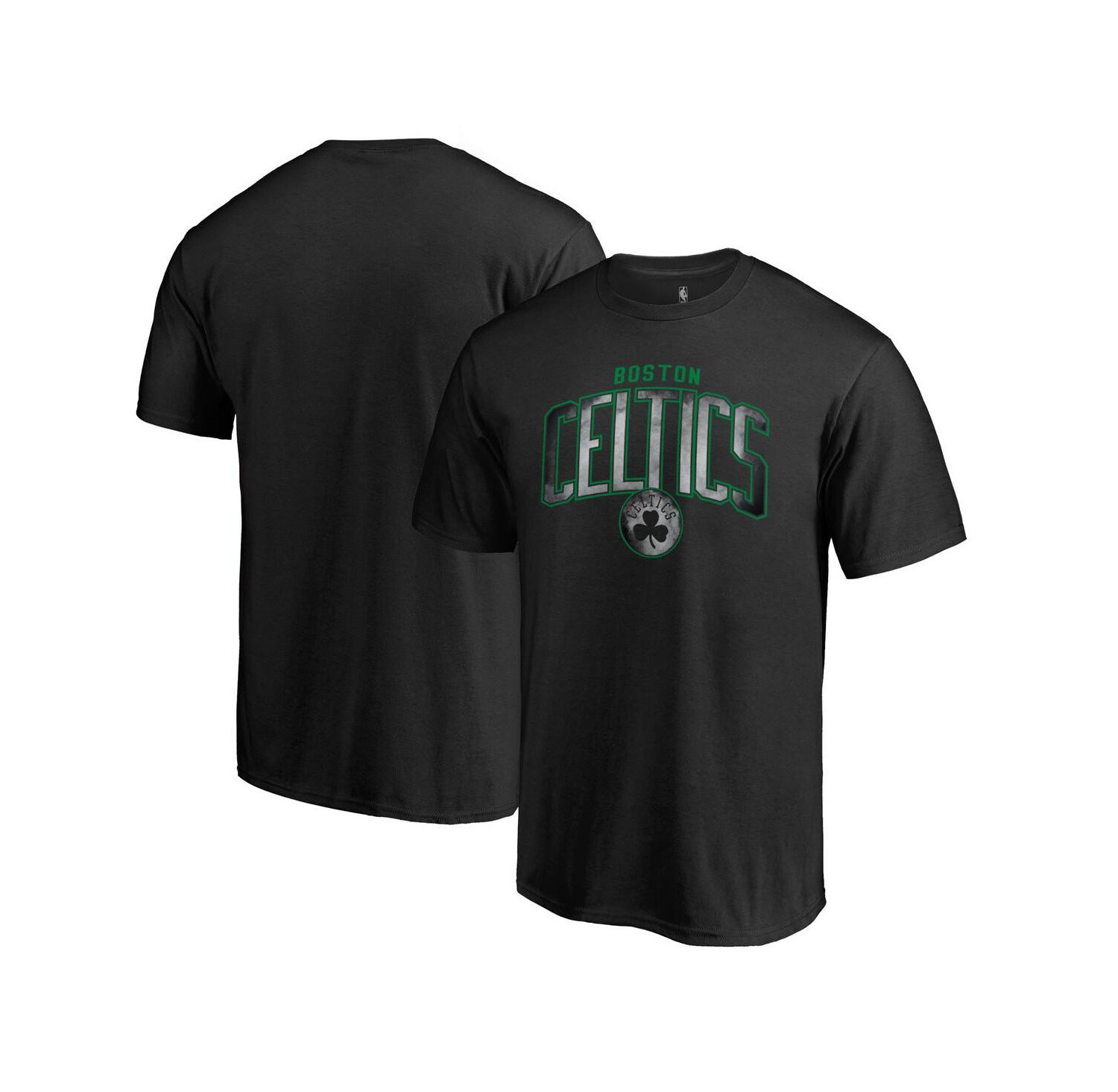 Men's Black Boston Celtics Arch Smoke T-shirt