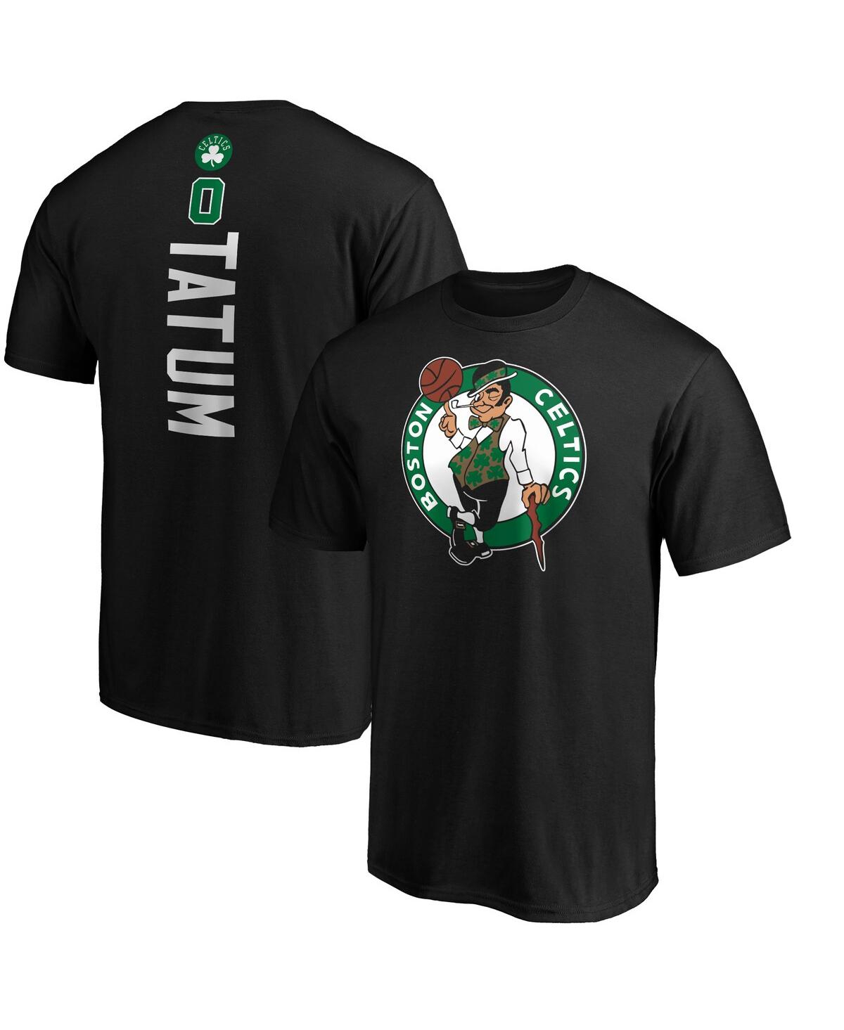 Men's Fanatics Jayson TatumBoston Celtics Team Playmaker Name and Number T-shirt - Black