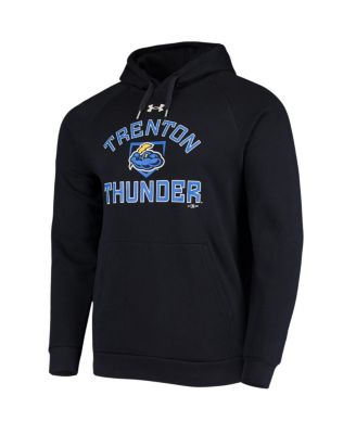 Men's Black Trenton Thunder All Day Raglan Fleece Pullover Hoodie