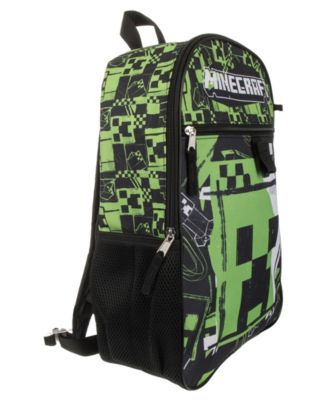 Minecraft 5 Piece Backpack Set