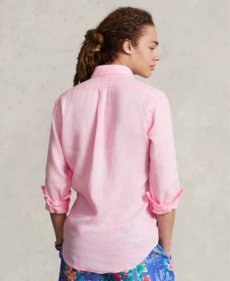 Men's Classic Fit Linen Shirt	