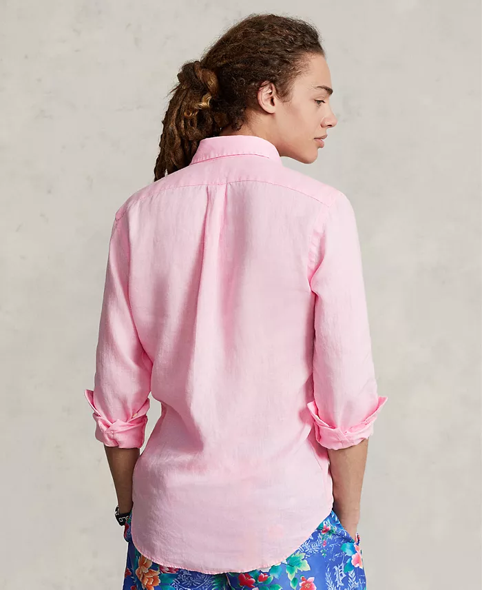 Men's Classic-Fit Linen Shirt - thumbnail 4