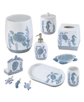 Caicos Sea Turtles Resin Bathroom Tray