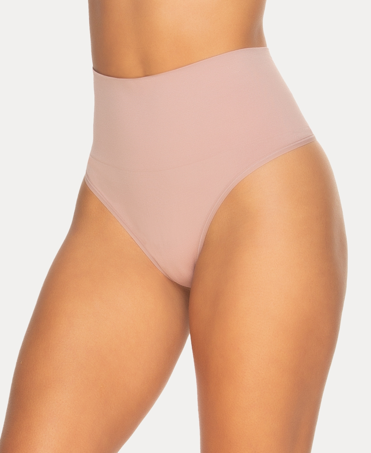Women's Fusion Waist Thong Shapewear - Warm Nude