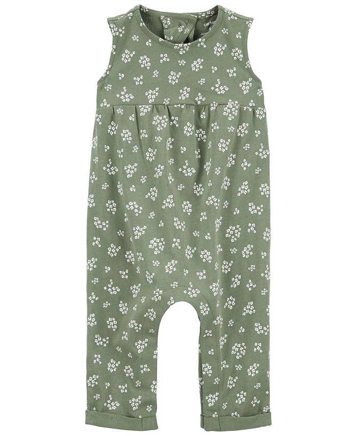 Carter's Baby Girls Floral Jumpsuit - Macy's