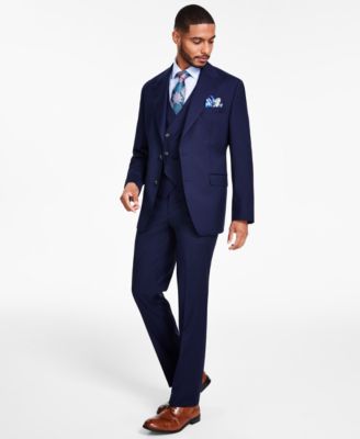 Mens Classic Fit Vested Suit Separate