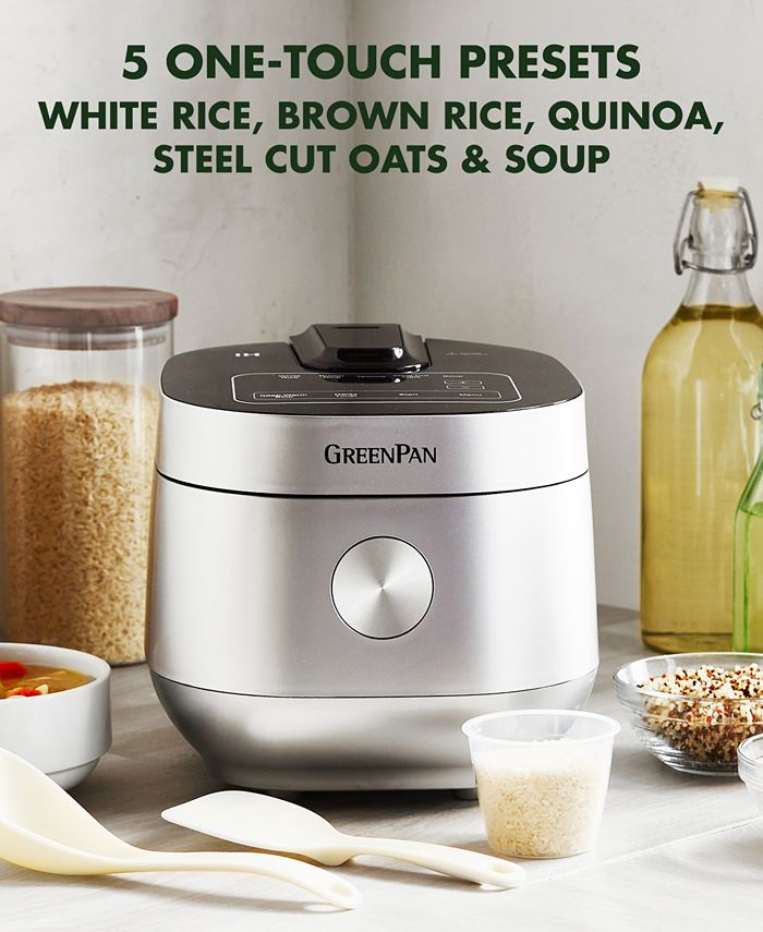 GreenPan 8Cup Induction Nonstick Rice & Grain Cooker Macy