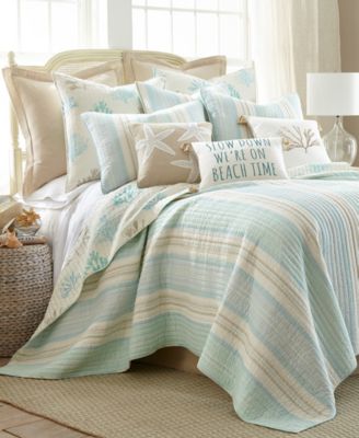 Levtex Home Stone Harbor Reversible Quilt Set Collection In Spa