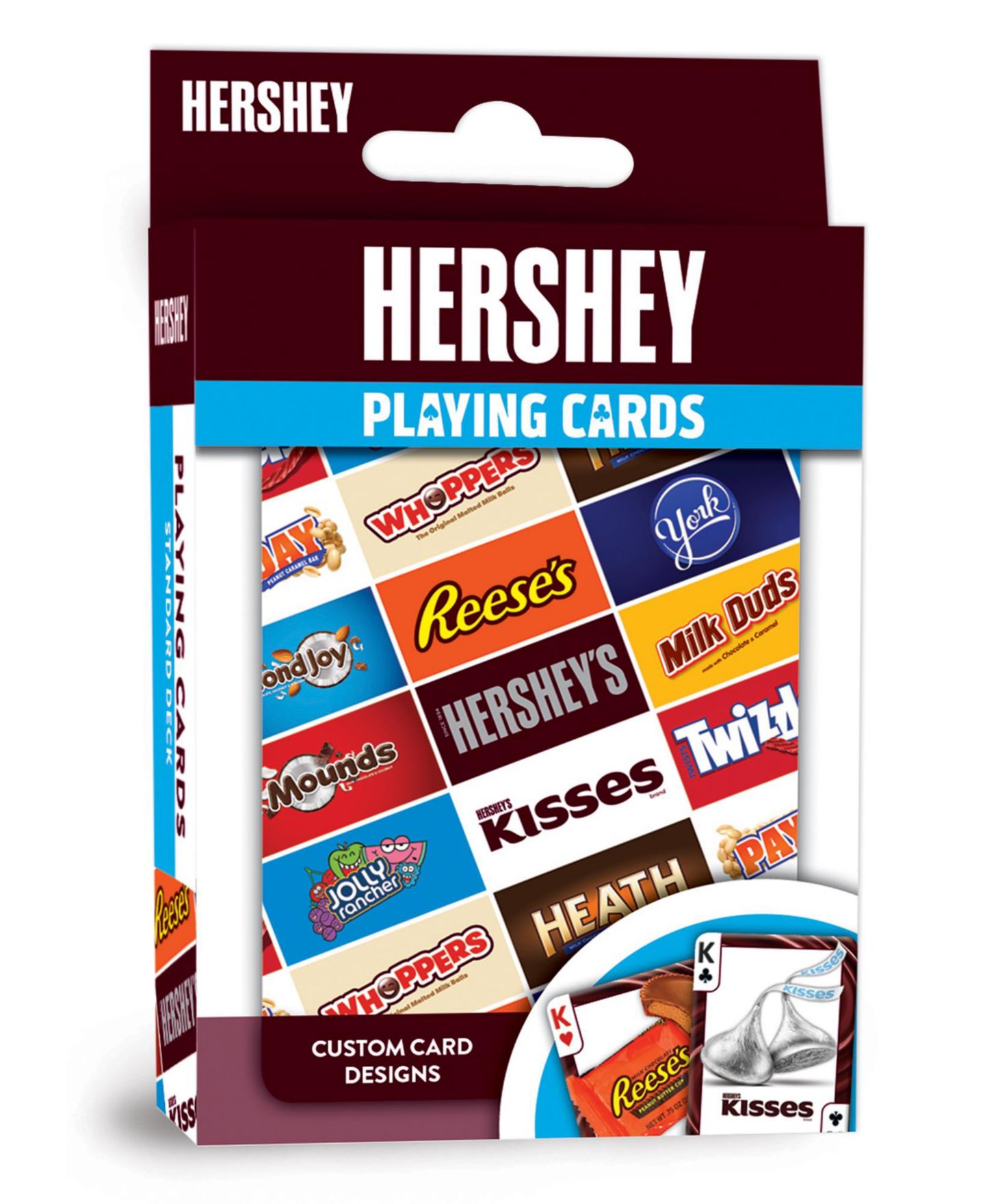 Детские игрушки MasterPieces Puzzles Hershey's 54 Card Deck Playing Cards, Ages 4+, цвет: Разноцветный — фото 1