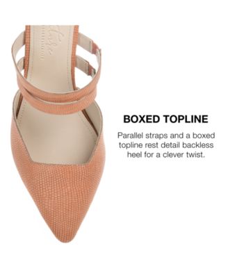 Women's Kaitlynn Block Heel Slip On Pumps