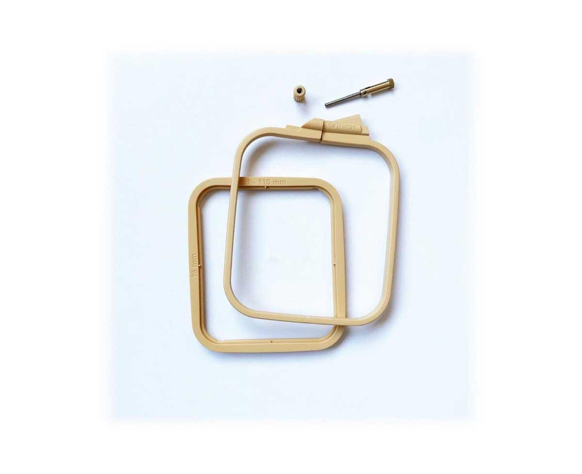 Nurge Plastic Square Hoop 170-12 Coffee- Brown