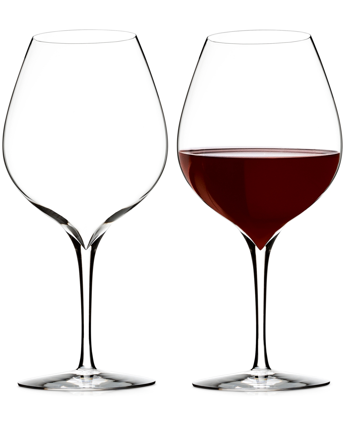 Shop Waterford Elegance Merlot Wine Glass Pair In Clear