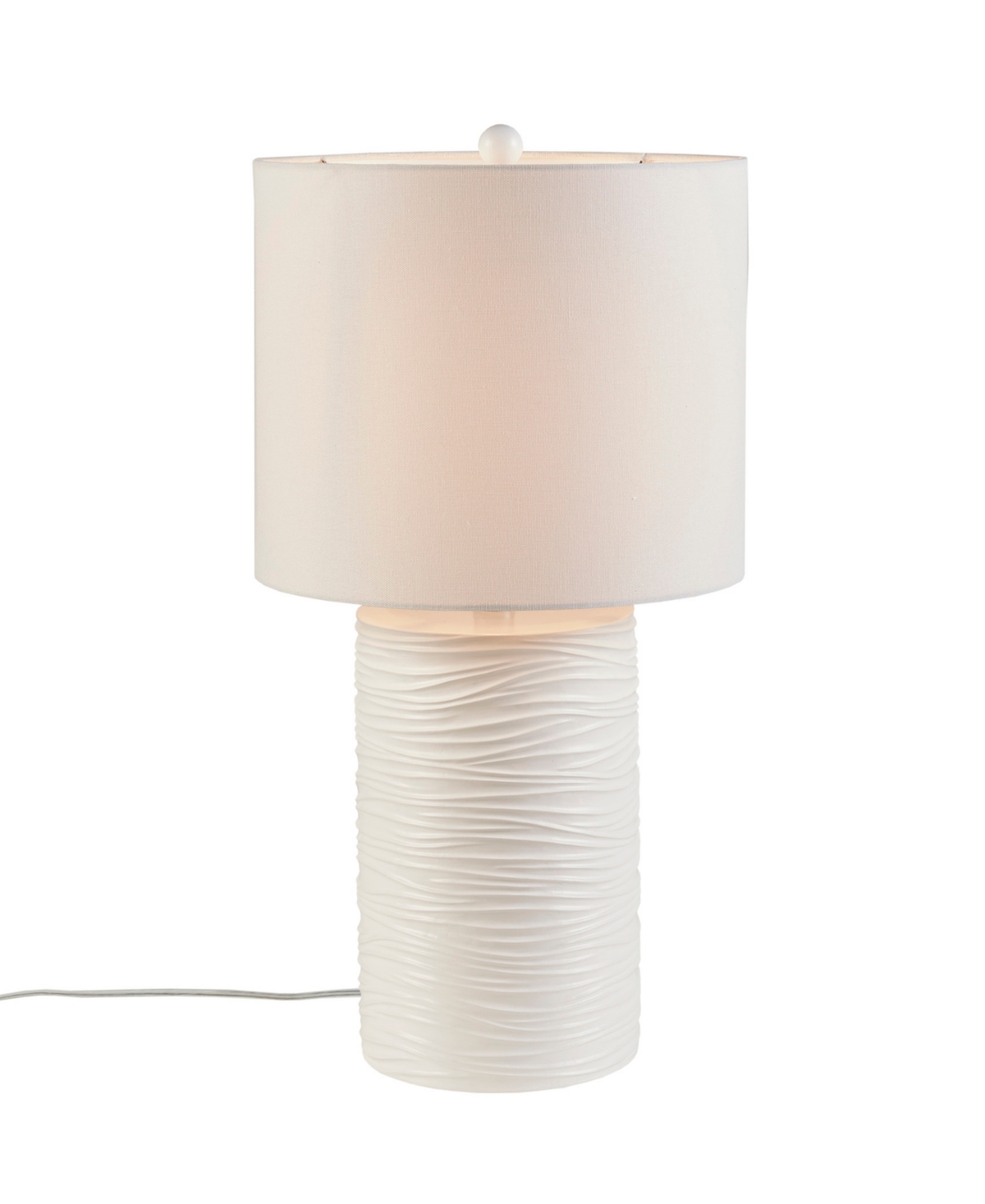 510 Design Crewe Textured Resin Table Lamp In White