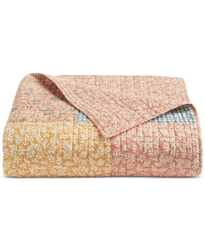 Charter Club Harvest Patchwork Reversible Quilt, Twin, Created for Macy