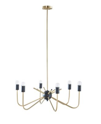 Alexis 6-Light Two-Tone Chandelier
