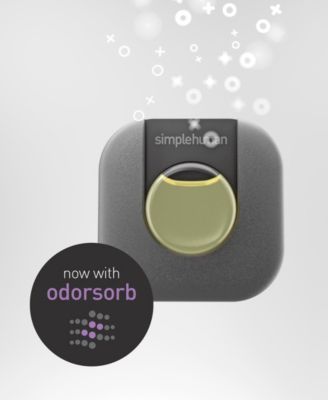 45 Liter Slim Kitchen Trash Can with Liner Pocket, Stainless Steel with Grey Plastic Lid