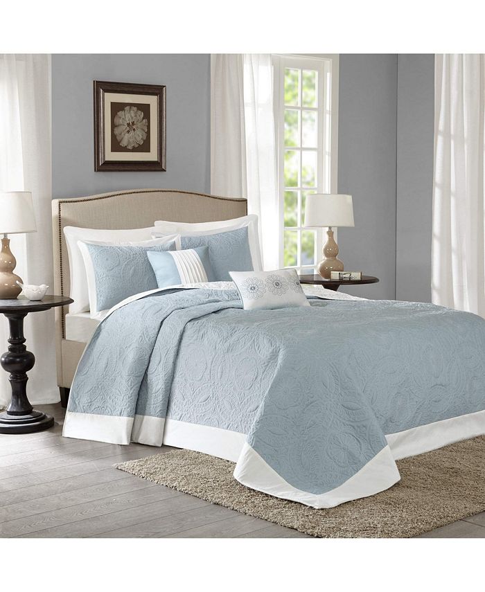 Gracie Mills Haywood 5Piece Reversible Bedspread Set Macy's