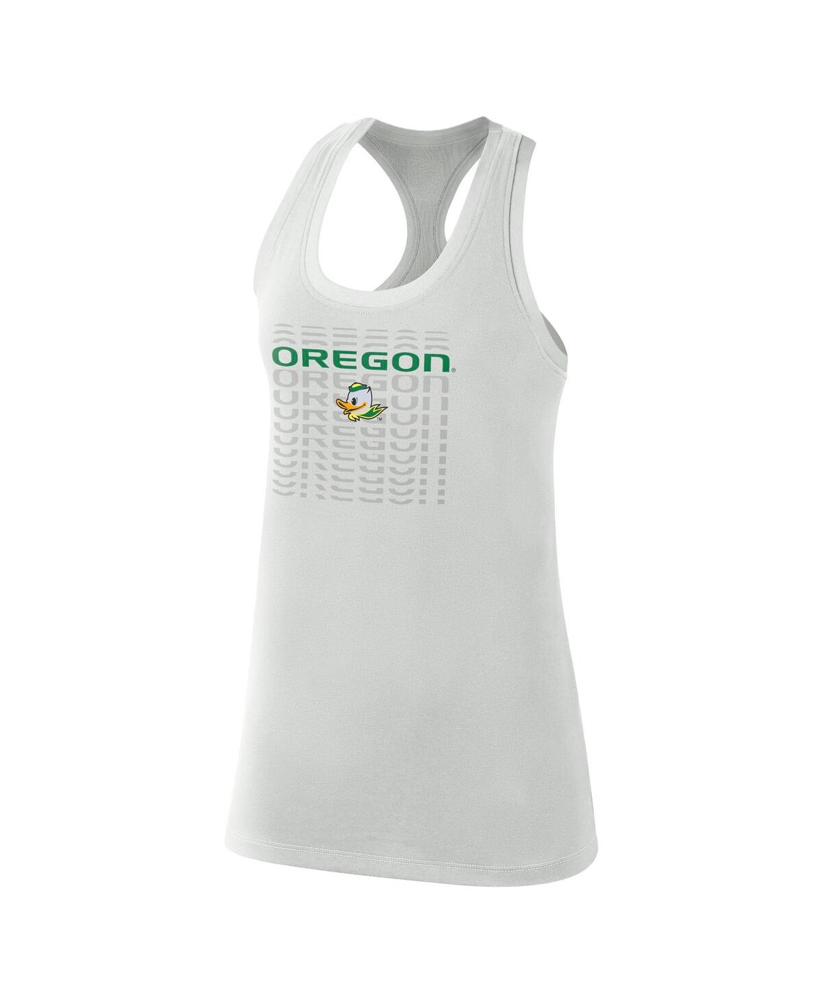 Shop Nike Women's  Gray Oregon Ducks Game Time Tank Top