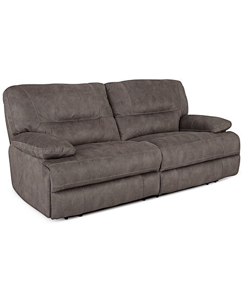 Furniture CLOSEOUT! Liam Fabric Power Reclining Sectional Sofa Collection, Created for Macy's