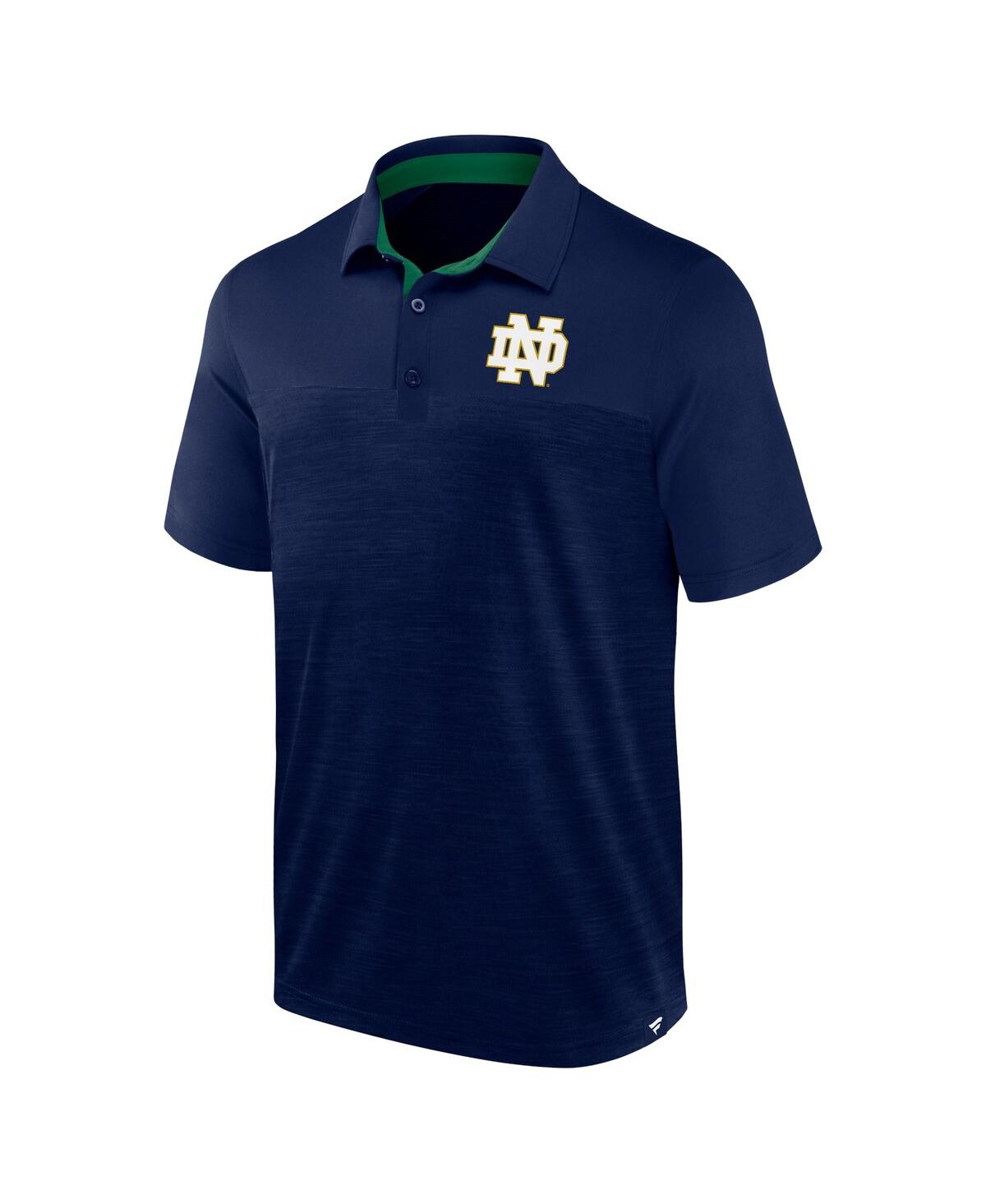 Men's FanaticsNotre Dame Fighting Irish Classic Homefield Polo Shirt - Heather Navy