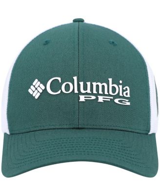 Men's Green, White Michigan State Spartans PFG Flex Hat