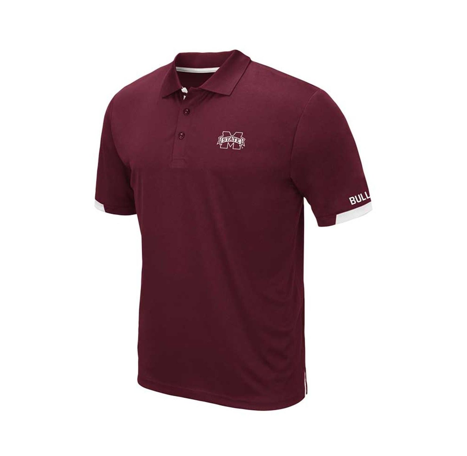 Men's Maroon Mississippi State Bulldogs Big and Tall Santry Polo Shirt