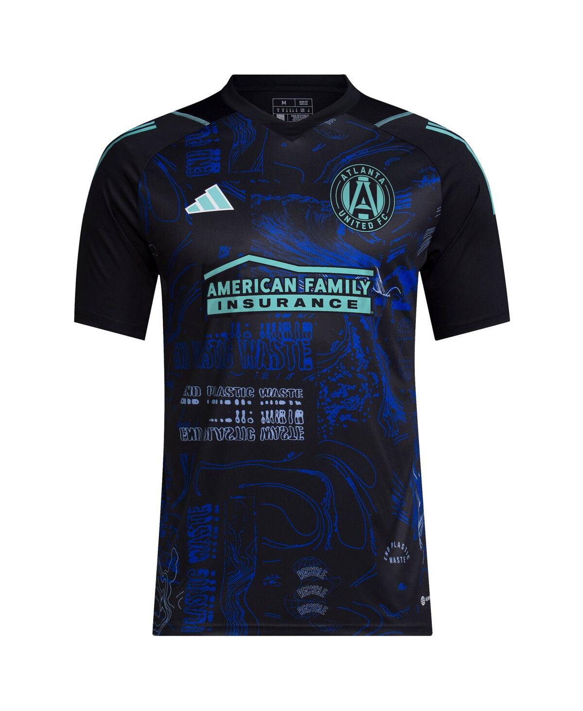 Men's adidasAtlanta United Fc 2023 One Planet Replica Jersey - Black