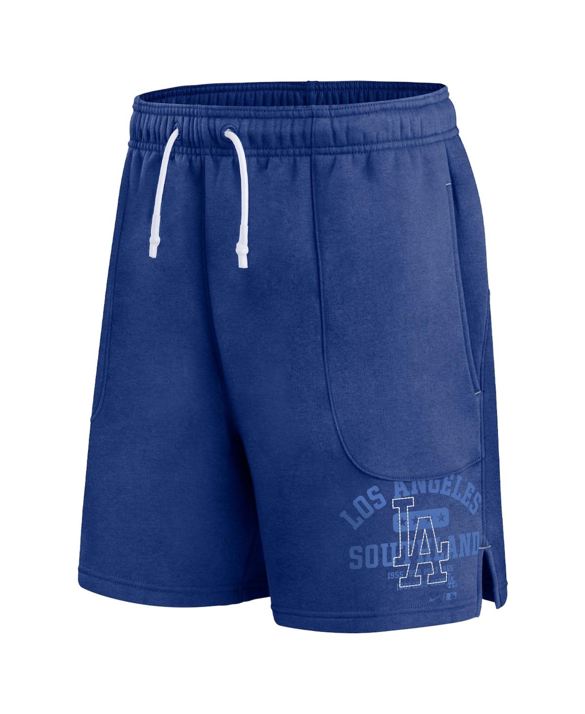 Shop Nike Men's  Royal Los Angeles Dodgers Statement Ball Game Shorts