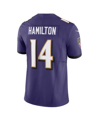 Men's Kyle Hamilton Purple Baltimore Ravens Vapor F.U.S.E. Limited Jersey