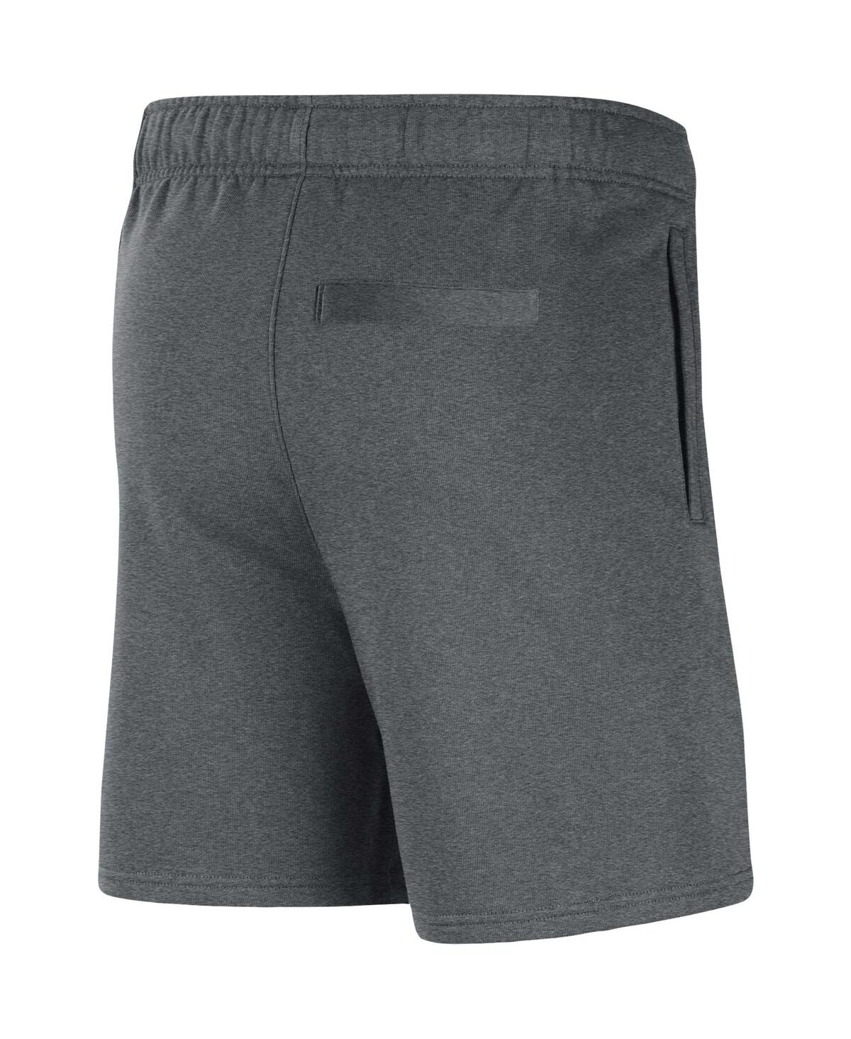 Shop Nike Men's  Gray Usc Trojans Fleece Shorts